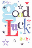 Brimming with local Sidcup charm, this vibrant good luck card exudes playful encouragement in every detail. The phrase 'Good Luck' leaps across a clean white surface, each letter decorated in a palette of pastel blues, energetic reds, mossy greens, and regal violets, reflecting the diverse gardens and parks around Sidcup. Joyful stars-some bold, others faint-sparkle across the background, echoing the dreams and ambitions nurtured in neighborhood schools and theatres. The carefully selected fonts, each with their own personality, invite reminiscence of friendly gatherings along the bustling Station Road or at Sidcup's Sunday market. Running your hand along the card's smooth finish recalls the fresh feel of new blooms wrapped for same-day delivery by Sidcup's expert florists. Full of hope and radiant possibility, this card is the ideal gesture for new beginnings-a university send-off, a big interview, or a cherished recital at The Lamorbey Arts Centre-imbued with all the warmth and gentle support of the Sidcup community and the careful artistry of a hand-tied bouquet.
